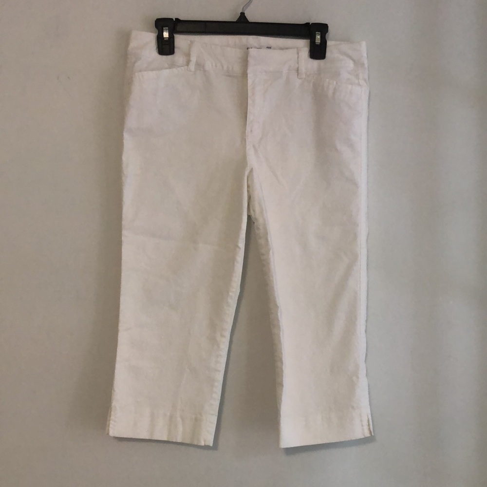 NWOT Pixie Crop-White-8P